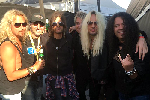 Paul, Rob & Steve : Sweden Rock Festival 2018 with Kicken from The Poodles - June 9, 2018
